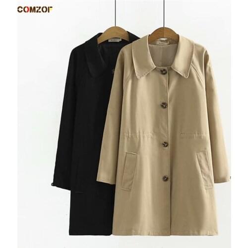 COMZOF Women's Long Raincoats
