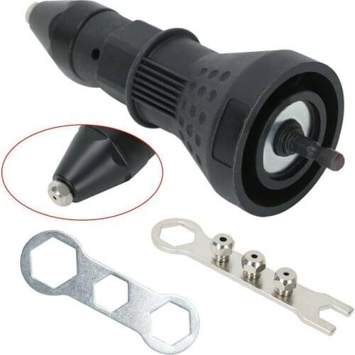 Electric Rivet Nut Gun Multifunction Riveting Drill Adaptor Nut Tool For Cordless Drill Electric Nut Riveting Riveter Insert