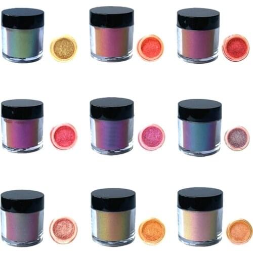 5g Color Shifting Changing Powder Flash Glitter Metallic Paint Dry Pigment for Epoxy Resin Craft DIY Jewelry Making