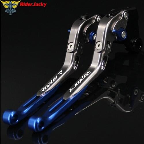 Blue Titanium For Yamaha Raptor YFM660 raptor 660 2001-2004 CNC Folding Extendable Motorcycle Brake Clutch Levers