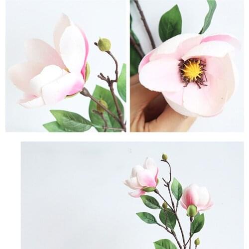 6.5~8CM Silk Artificial Flowers Fake Flower for wedding decorate home decoration Party accessory Bush decorative fake flowers