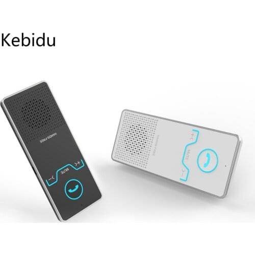 Kebidu Wireless Bluetooth Handsfree Car Kit For Mobile Phone Hands Free Car Speaker with 2W Speaker in Car SP01