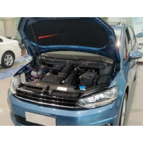 Car Engine Cover Supports Struts Rod Front Bonnet Hood Lift Hydraulic Rod Strut Spring Shock Bar For Volkswagen Touran 2004-2015