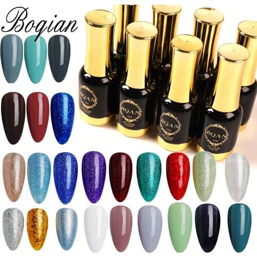 BQAN Gel Polish Set Manicure for Nails Semi Permanent Vernis top coat UV LED Gel Varnish Soak Off Nail Art Gel Nail Polish