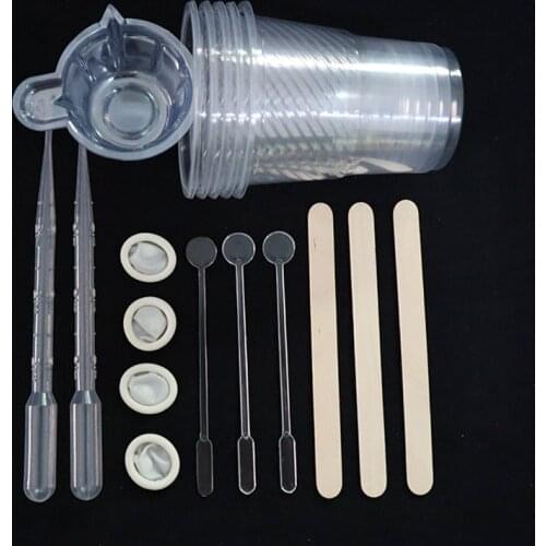 27pcs 1 Set Resin Molds Making Tools UV Epoxy Jewelry Making DIY Tools Kits Stirring Stick Straw Disposable Spoon For Resin Mold