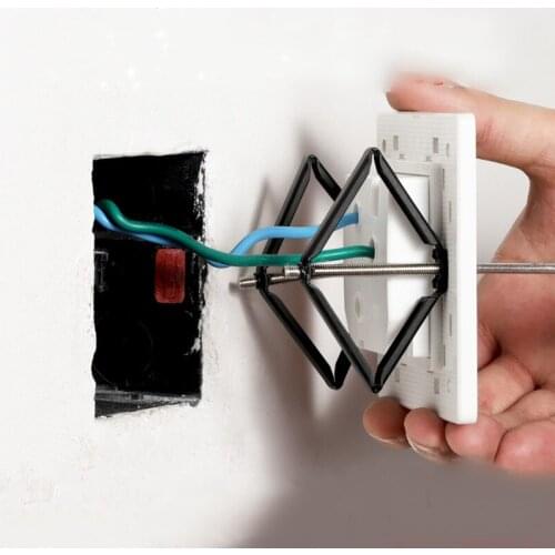 Wall Mount Switch Box Repair Tool Secret Stash Switch Cassette Repairer Support Rod Electrician Accessories 1 Set (6pcs)