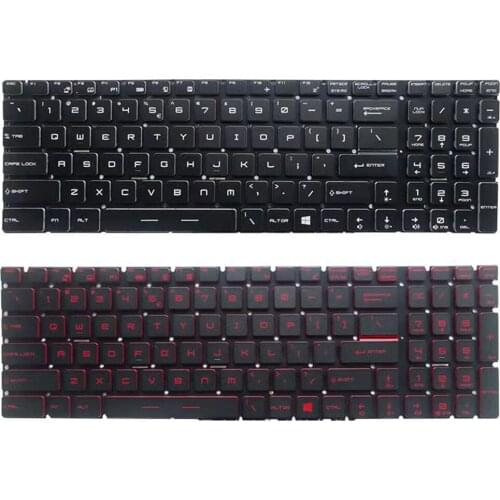NEW keyboard for MSI GT62VR GT72 GT72S GT72VR GT73VR GP63 GS73 GS63 US Backlit