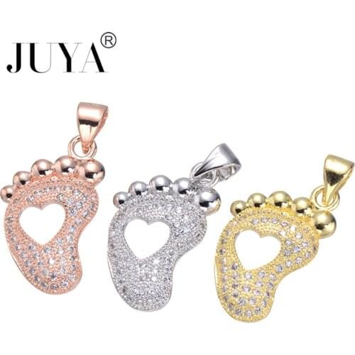 Lovely cute baby foot feet charms mom son daughter birth birthday gift charm Pendant fit Making Bracelets Jewelry Findings