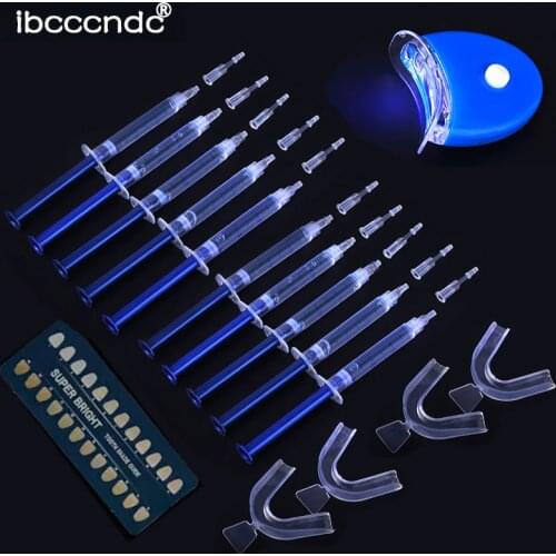 Teeth Whitening 44% Peroxide Dental Bleaching System Oral Gel Kit Tooth Whitener New Dental Equipment Professional 10/6/5/3pcs