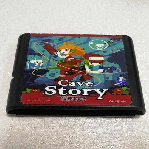 Cave Story 16 Bit MD Game Card Sega Mega Drive Genesis