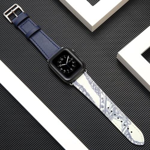 Strap for Apple watch band 42mm 38mm 40mm 44mm Single tour Leather bracelet best watchband Iwatch series 6/5/4/3/2/1 Accessories