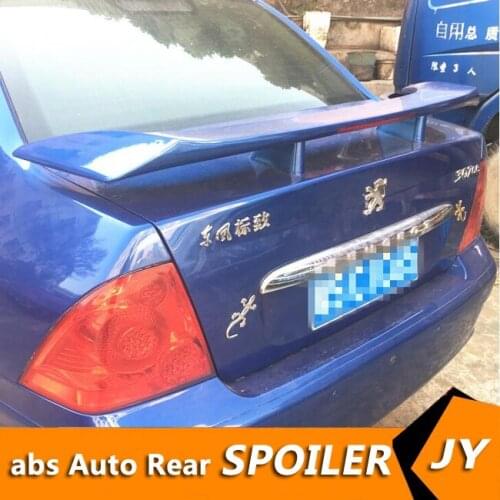 For Peugeot 307 Spoiler 2014-2016 Peugeot 307 spoiler High Quality ABS Material Car Rear Wing Primer Color Rear Spoiler