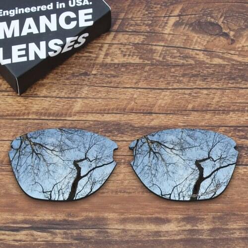 ToughAsNails Resist Seawater Corrosion Polarized Replacement Lenses for Oakley Frogskins Lite Sunglasses Metallic Silver