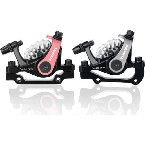 Bicycle dual-drive cooling disc brake aluminum alloy F160 R140 mountain road mountain bike mechanical caliper disc brake