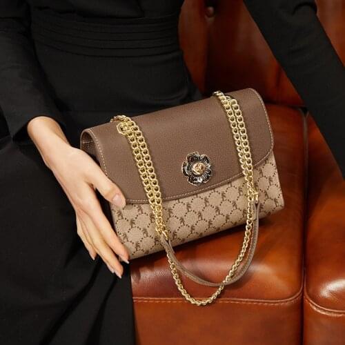 Top Quality Luxury Brand 2021 New Fashion Large-capacity Chain Shoulder Messenger Bag High-end Leather Ladies Underarm Bag Cc Gg