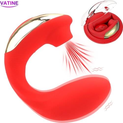 High Quality Flexible Suck Vibrators Sex Toys for Women Clitoris Vagina Anal Masage Female Masturbator Machine Erotic Adult Shop