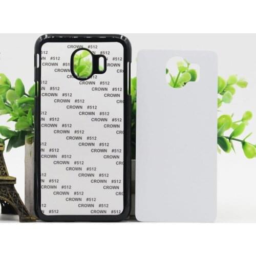 Wtsfwf DIY 2D Sublimation hard PC Blank Case for Samsung J4 2018 with Aluminum Inserts 10pcs/lot