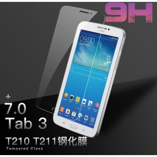 Screen Tempered Glass Protector For Samsung Galaxy Tab 3 tab3 7.0inch SM-T210 SM-T211 SM-P3200 Tablet Screen Glass
