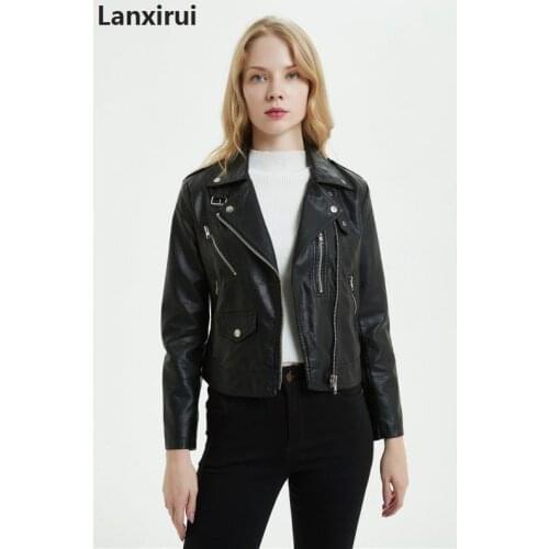 British Style Women Short Jacket Fashion Autumn Slim Vintage Chamois Leather Suede Jacket For Ladies