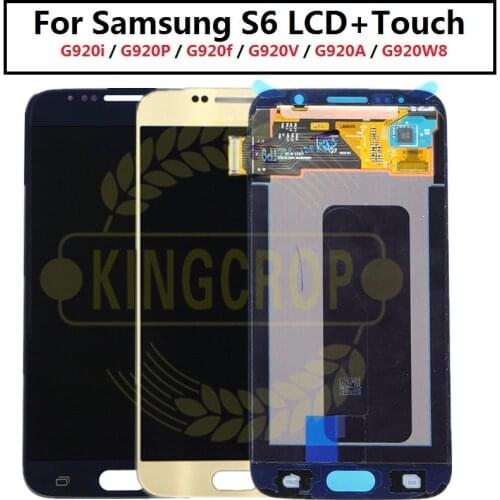For Samsung galaxy S6 lcd G920i G920P G920f G920V G920A G920W8 lcd display touch screen digitizer for samsung s6 lcd