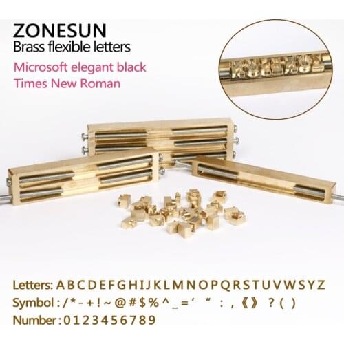 ZONESUN Embossing die mould CNC engraving mould, embossing die mould number, alphabet die cut mould, font, die cut mold