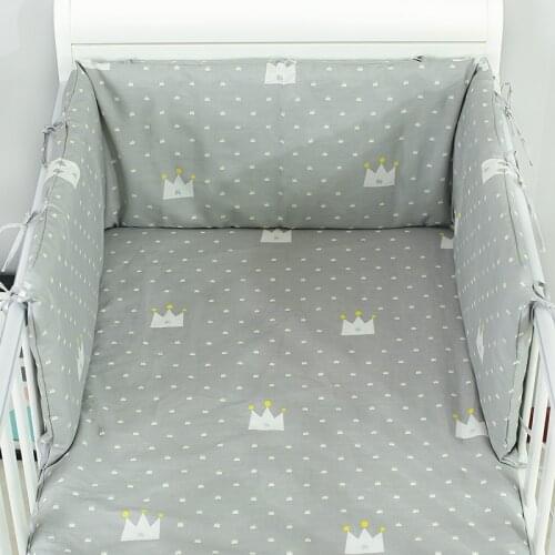 1pcs 180cm Length Cotton kit de berço Baby Bumpers Cushion Cradle Baby Bedding Kids Pad Cotton Long Soft