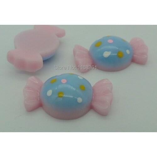 1pcs/lot resin flat back blue dot sugar 21mm simulation of food Cabochon Scrapbook DIY phone decoration B304-8