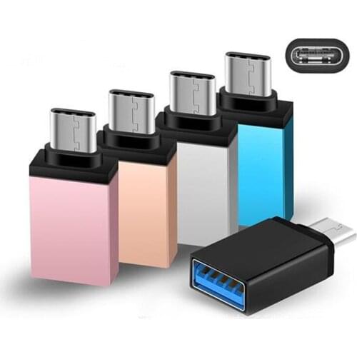 Lots 10pcs Type C USB 3.1 OTG Male to USB 3.0 Converter Adapter Connector for Xiaomi 5 Huawei P9 Samsung Note 7 LE