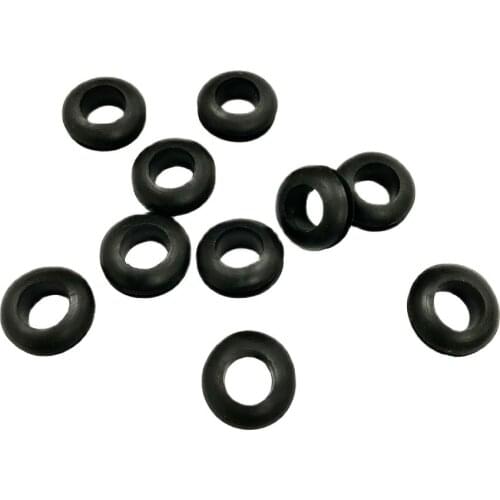 1000pcs Double side rubber seal ring wire cable protector rings grommet gasket 3mm/4mm/5mm/6mm/7mm/8mm/10mm