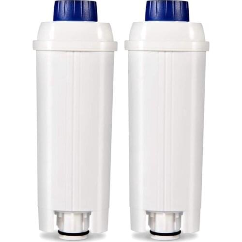 2 Pack of Coffee Machine Filter for DELONGHI DLSC002 ECAM, Esam, ETAM, BCO, EC with Activated Carbon Softener