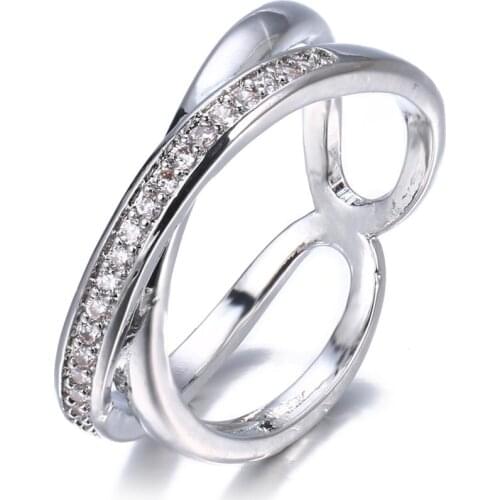 Bettyue Simplicity Style Personality Modelling Ring With Tiny AAA Zircon For Female New Trend Party Decoration Fashion Jewelry