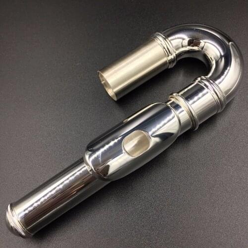 Childrens flute mouthpiece instrument fittings silver plated flute head
