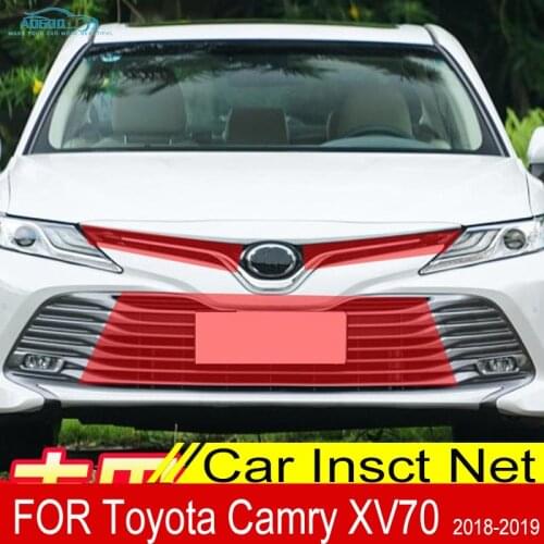 For Toyota Camry XV70 L LE XLE 2018 2019 Car Front Grille Insert Net Screening Mesh Water Tank Engine Protection Accessories