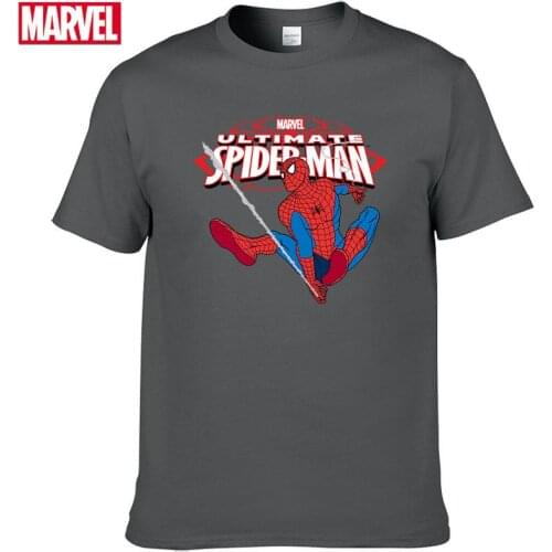 Marvel The Avengers spiderman t shirt Comfortable Breathable 100% cotton Fashion clothes for teens Summer Tops Mens shirt #69