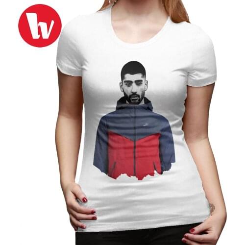 Zayn Malik T-Shirt Zayn Malik T Shirt Short Sleeve Large size Women tshirt Funny Orange Graphic Street Style Ladies Tee Shirt
