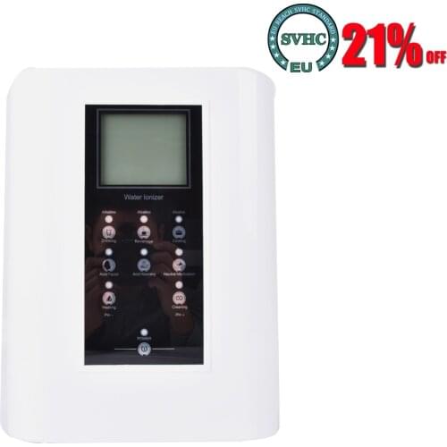 HQ-007B Machine Alkaline Water Ionizer With 3 Coating Plates Titanium With Platinum Multi Function Water Purifier Capacity12000L