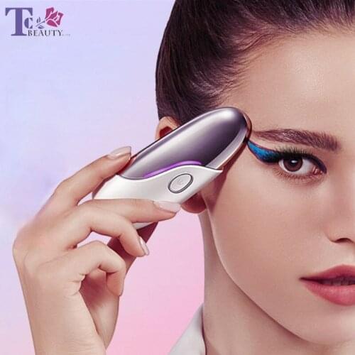 Eye Beauty Instrument Electric Portable Hot Compress Vibration Massage Soothing Facial and Eye Care Pen Massage Instrument
