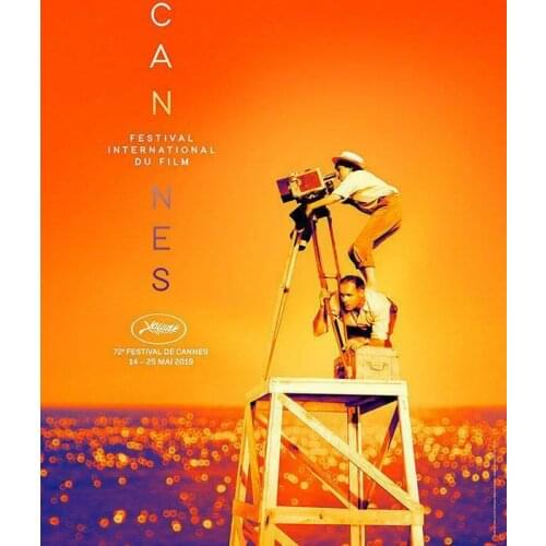 Cannes Film Festival 9 International Event Silk Fabric Wall Poster Art Decor Sticker Bright