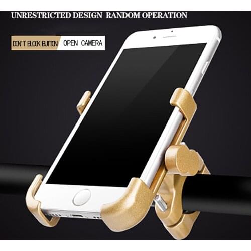 Motorcycle Aluminum Alloy Mobile Phone Holder Battery Electric Motorcycle Bicycle Take Away Shockproof Fixed Navigation Mobile