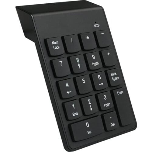 Small numeric keypad, 2.4GHz, wireless, number, numeric keypad, used for accounting tellers, laptops, laptops and tablets
