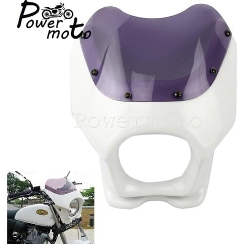 Motorcycle 5" Headlight Fairing Front Headlamp Cover For onda Suzuki Yamaha Kawasaki RZ50 YB-1 YD50 TZR50 Dream 100 50 CD125T