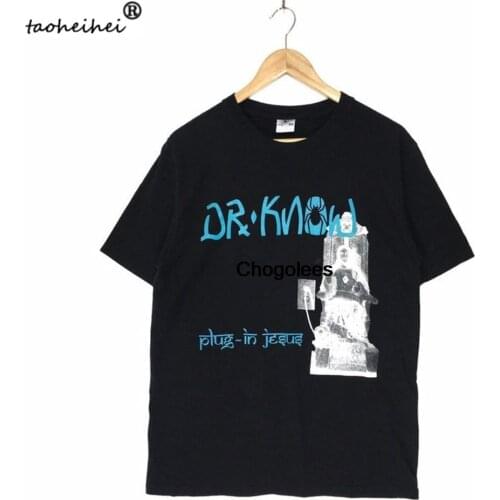 RARE!! Vintage Band Tee 90s Dr. Know Tee Vintage 90s Dr Know Plug In Jesus Tee Nardcore Hardcore punk