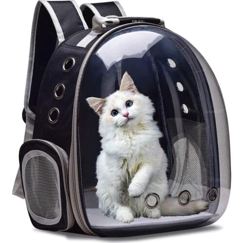 Cat Backpack Carrier Bubble Carrying Bag,Small Dog Backpack Carrier for Dogs Cats, Space Capsule Pet Carrier Dog Hiking Backpack