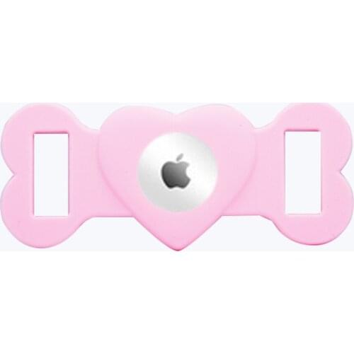 Silicone Protective Case for Apple Airtag GPS Finder Dog Cat Collar Loop Compatible with Airtags Pet Accessories