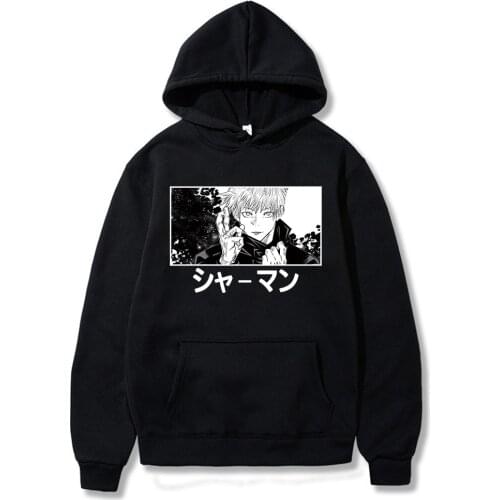 Satoru Gojo Hoodie Jujutsu Kaisen Anime Hoodie Manga Jujutsu Long Sleeve Casual Mens Hoodie Clothes Harajuku