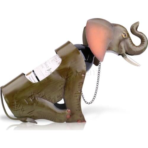 Cat Shaped Wine Holder Wine shelf Metal Figurine Practical Figurine Rack For Wine Bottle Office Home Decor wine rack