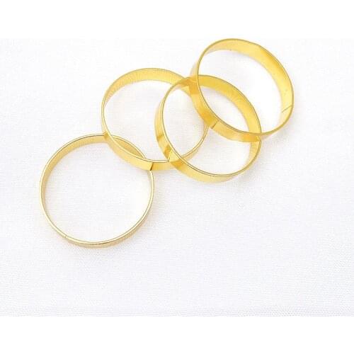 10pcs/lot Metal circle napkin ring simple napkin ring wedding hotel tableware napkin buckle desktop decoration