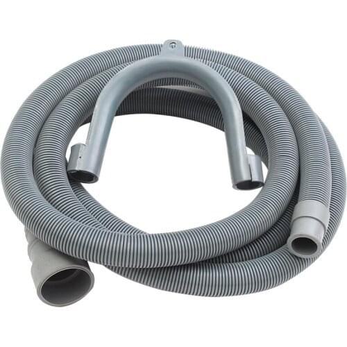2.5M Machine Dishwasher Drain Hose Extension Washing Pipe with Bracket Set
