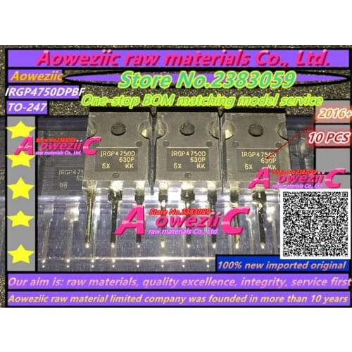 Aoweziic 2016+ 100% new imported original IRGP4750D IRGP4750DPBF TO-247 IGBT Field effect MOS tube 650V 70A