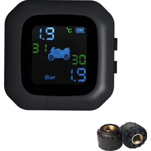 Motorcycle tire pressure detection monitor locomotive tire pressure detector TPMS wireless high-precision tire pressure alarm